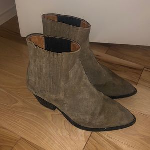 Isabel Marant Suede Ankle Booties